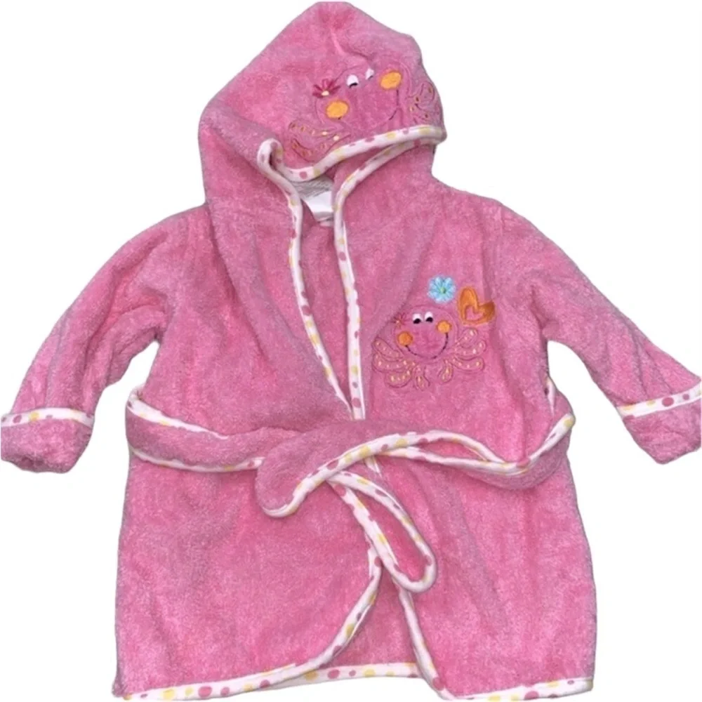 Koala Baby pink octopus robe size 0-9 months